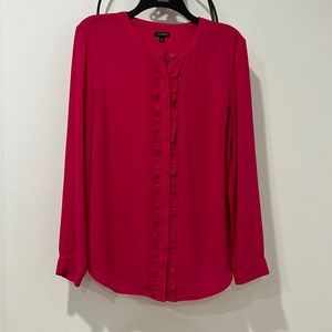 Talbots Pink Button Up Blouse